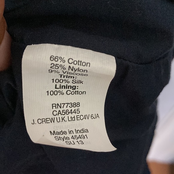 J. Crew Navy Blue Lace Dress size 12 - Picture 4 of 5